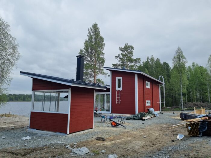 Hirsimökki Oulujärvi